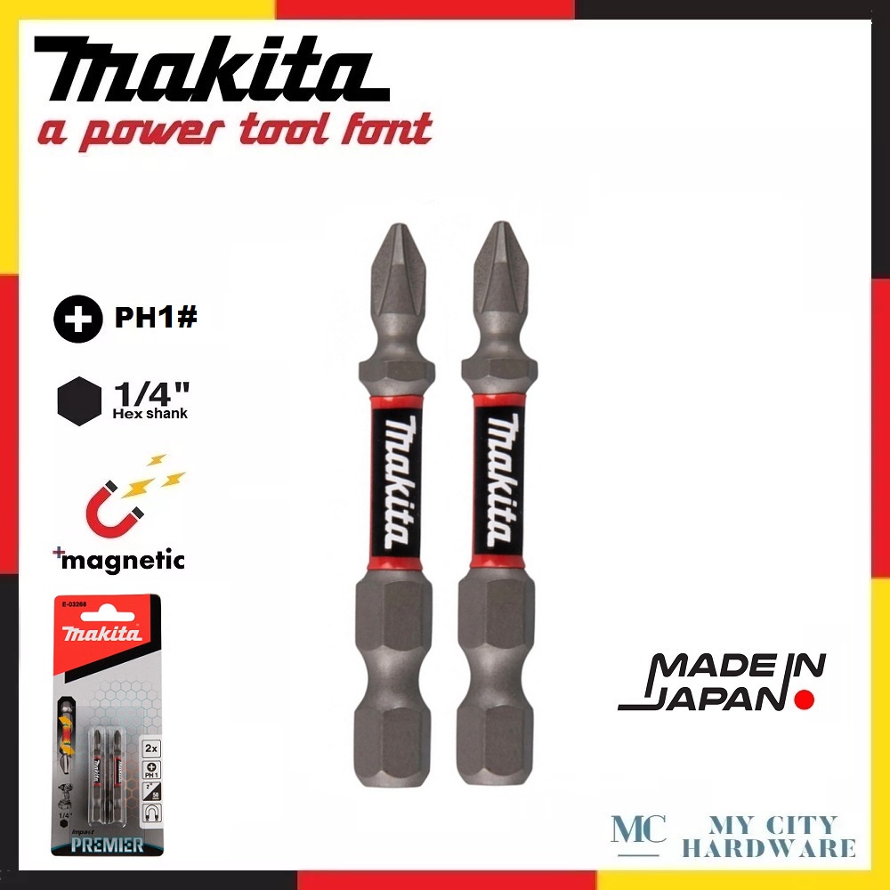 Makita PH 1 X 50mm 1 4 Hex Shank Impact Premier Torsion Phillips