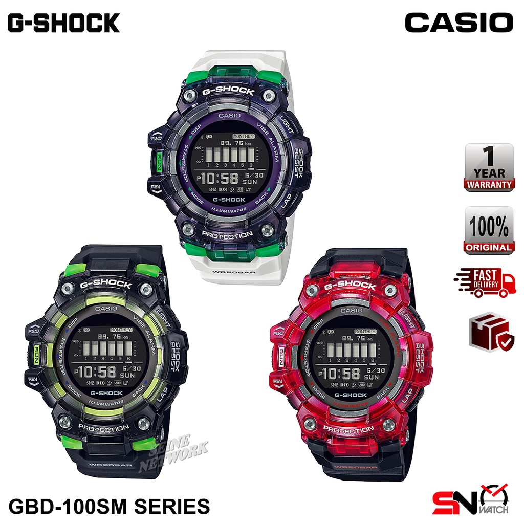 Casio G Shock Gbd Sm G Squad Bluetooth Step Tracker Series Analog