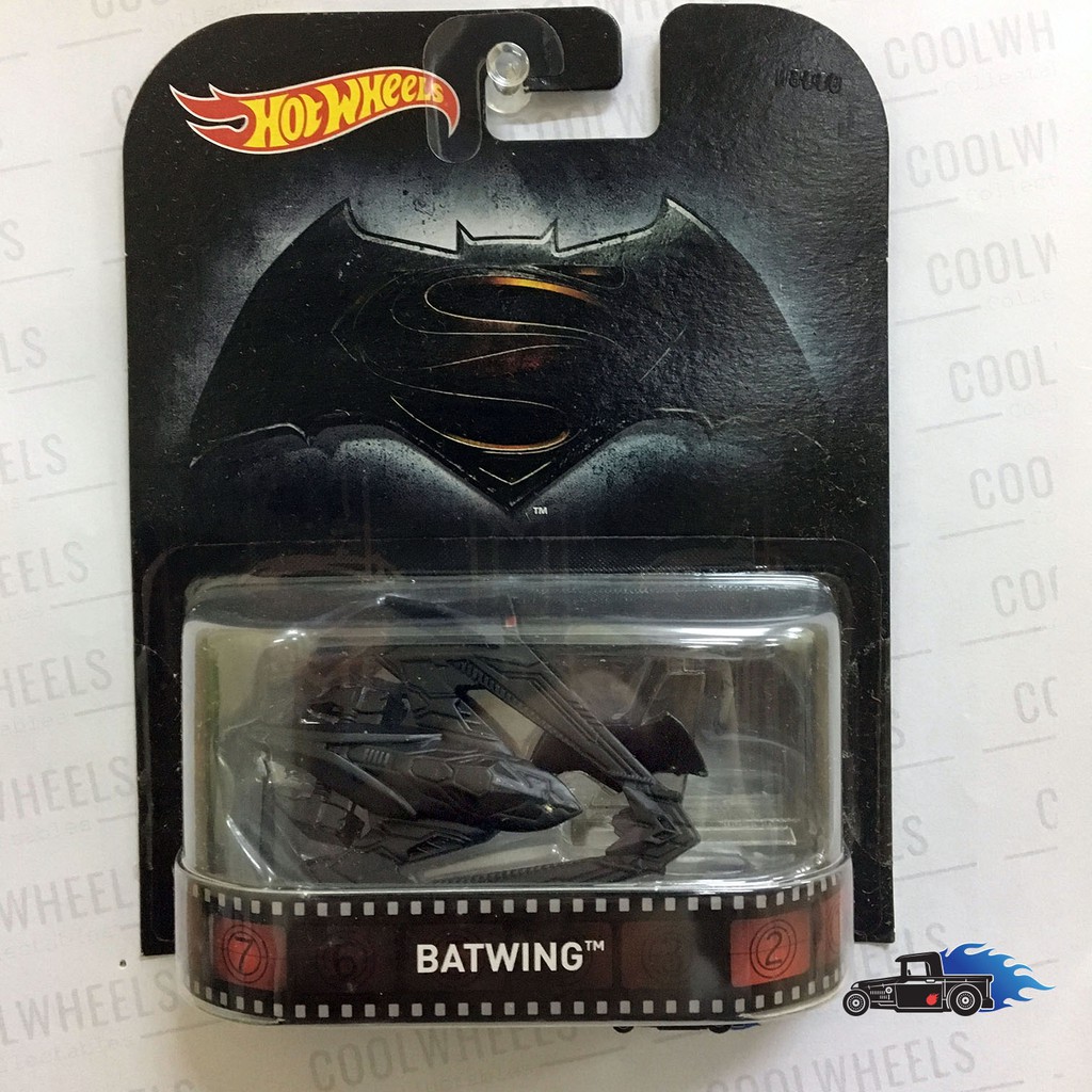Hot Wheels Entertainment Batman Vs Superman Dawn Of Justice Batwing With Sticker On