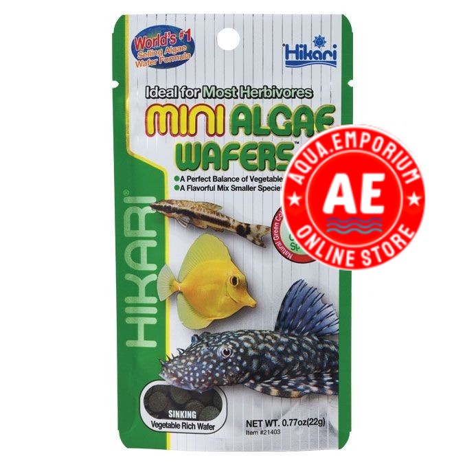 Hikari Mini Algae Wafers 22g Tropical Fish Food Shopee Malaysia