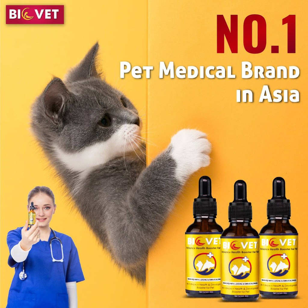 Biovet Vitamin Kucing Biovet Immune Booster 100 ORIGINAL HQ Shopee