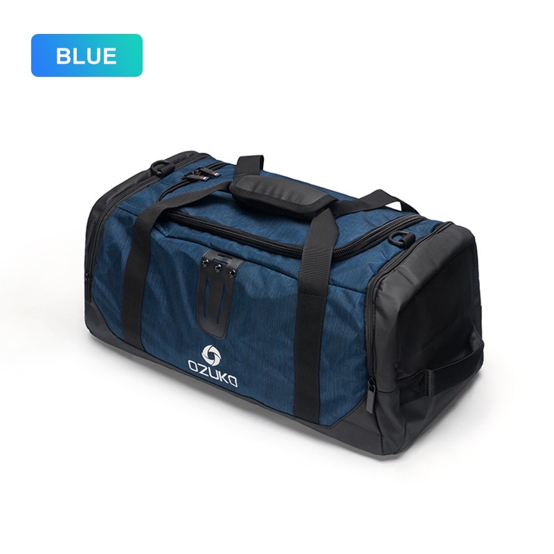 Ozuko Men Travel Duffle Bag Large Capacity Carry On Waterproof Oxford