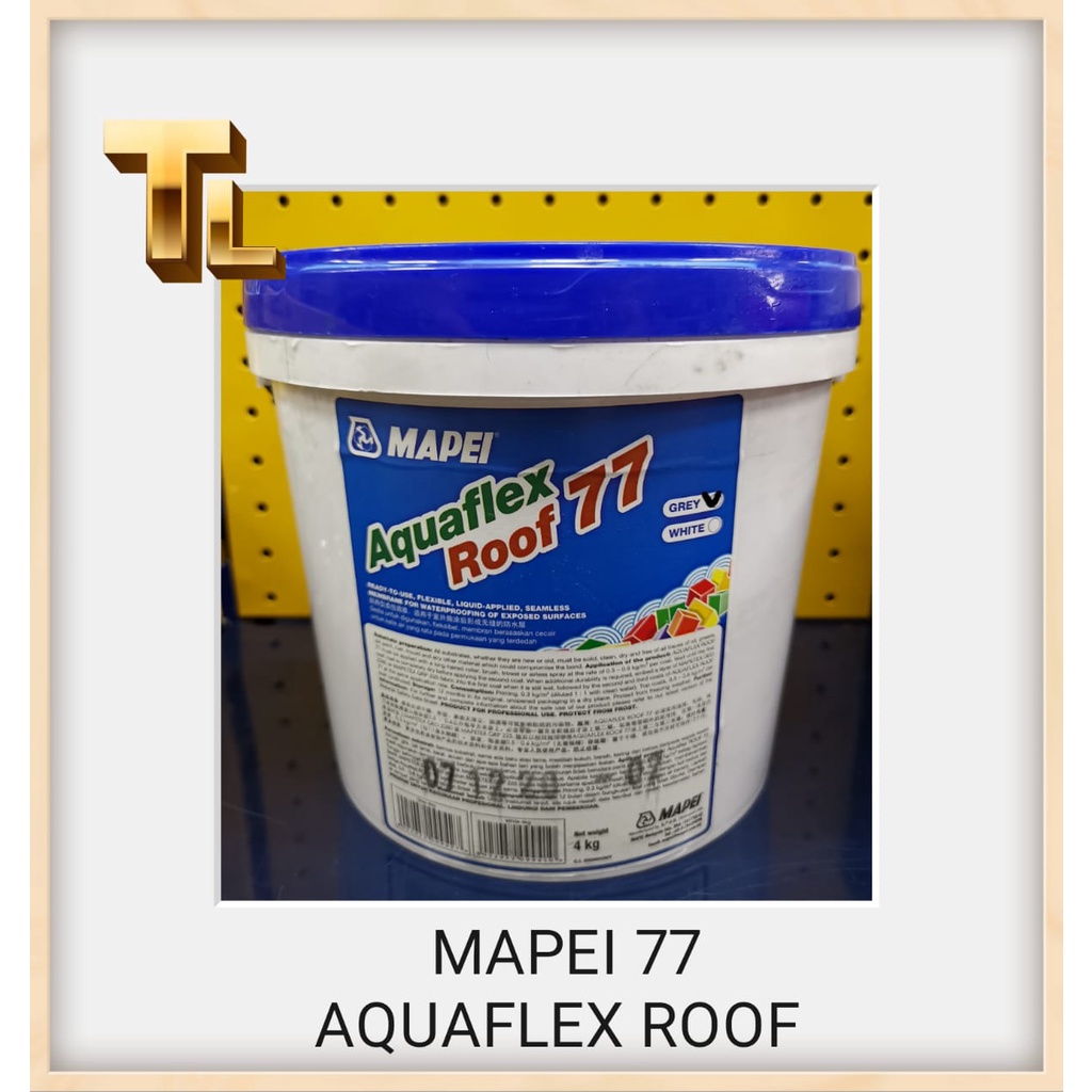 MAPEI AQUAFLEX ROOF 77 4KG Grey Shopee Malaysia