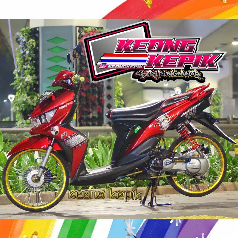 Striping Sticker Trim Variations Thailand Motorcycle Yamaha Mio Soul