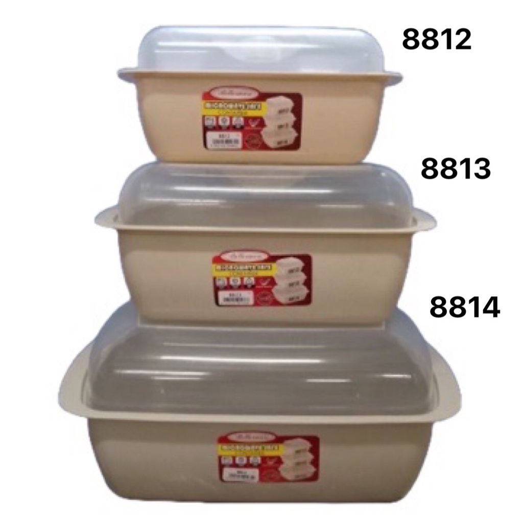 Betterware 8812 8813 8814 BPA Free Plastic Microwave Safe Food