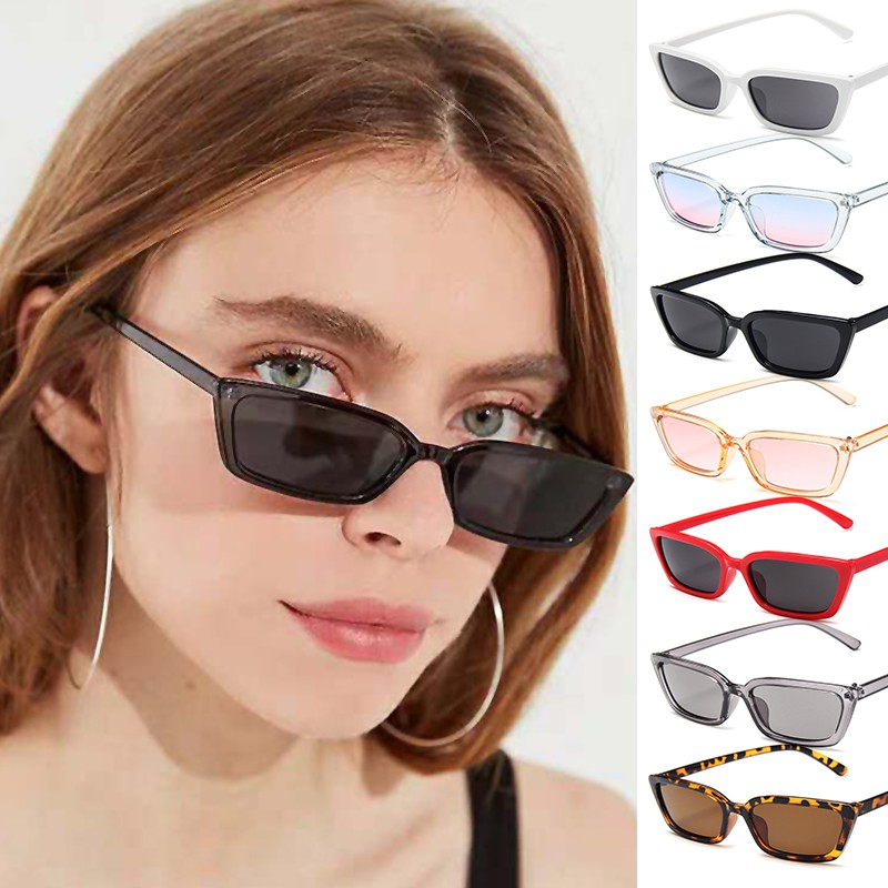 Gradation Small Frame Cat Eye Cermin Mata Viral Shades Sunglasses Women