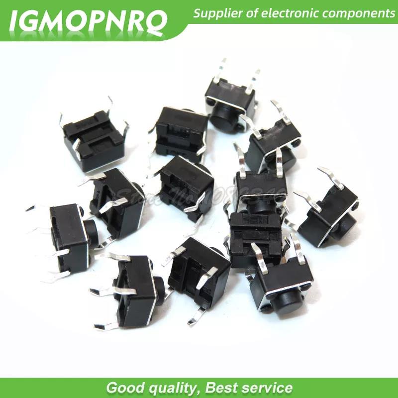 100pcs Mini Micro Momentary Tactile Push Button Switch 6 6 5mm 4 Pin ON