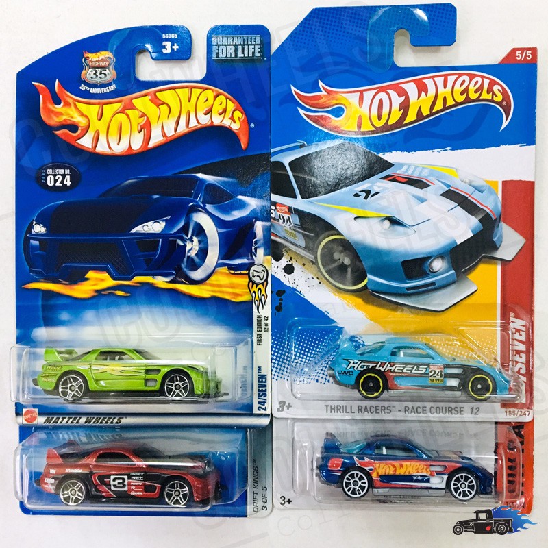 Hot Wheels 24 SEVEN Based On The Third Generation Mazda RX 7 Shopee Malaysia