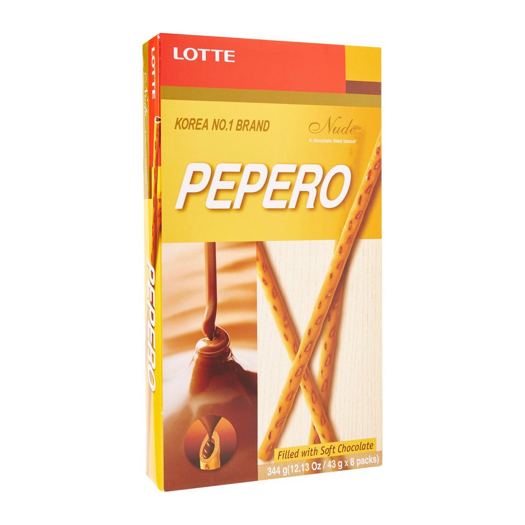 Lotte Pepero Nude Choco Fiiled G Shopee Malaysia