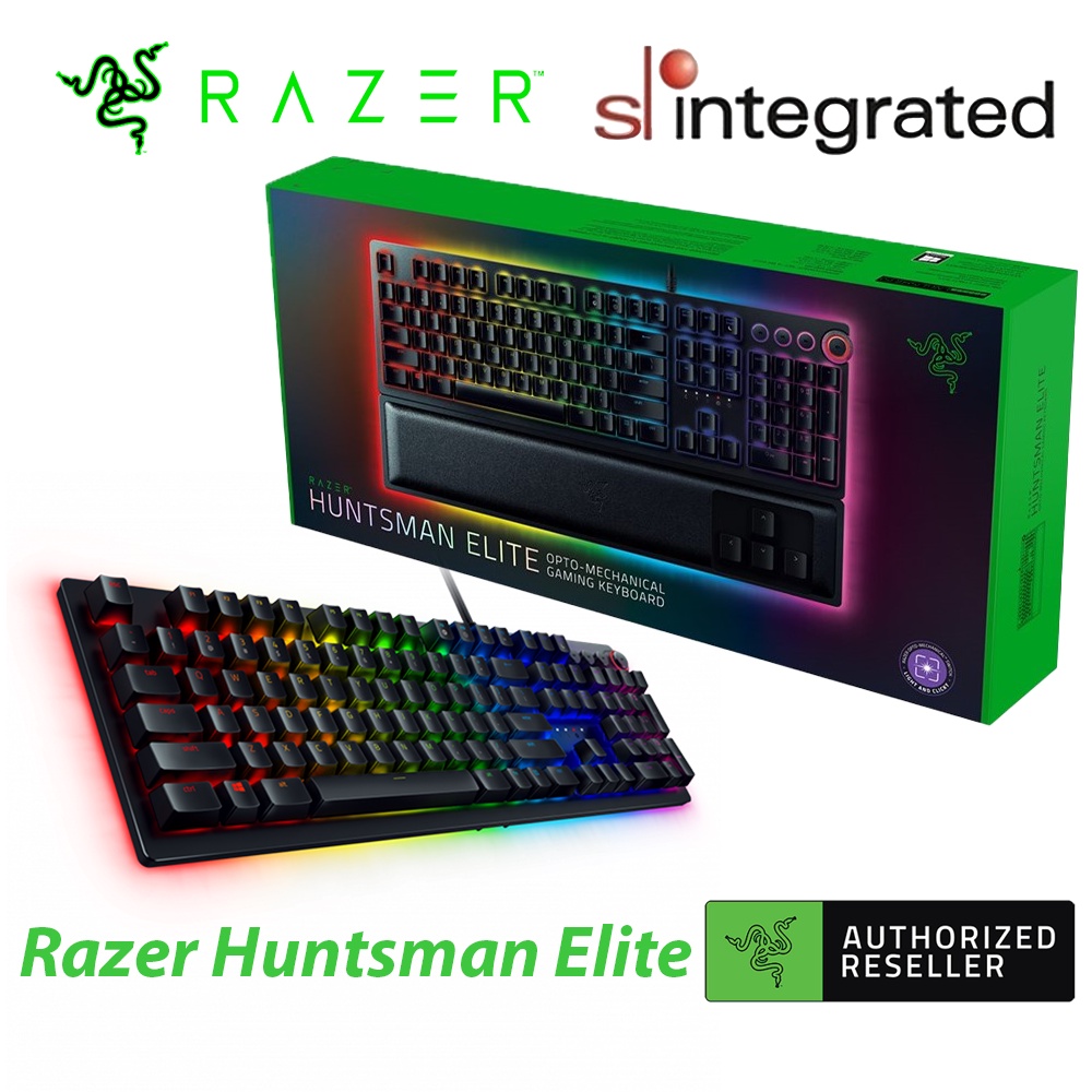 Razer Huntsman Elite Opto Mechanical Gaming Keyboard Shopee Malaysia