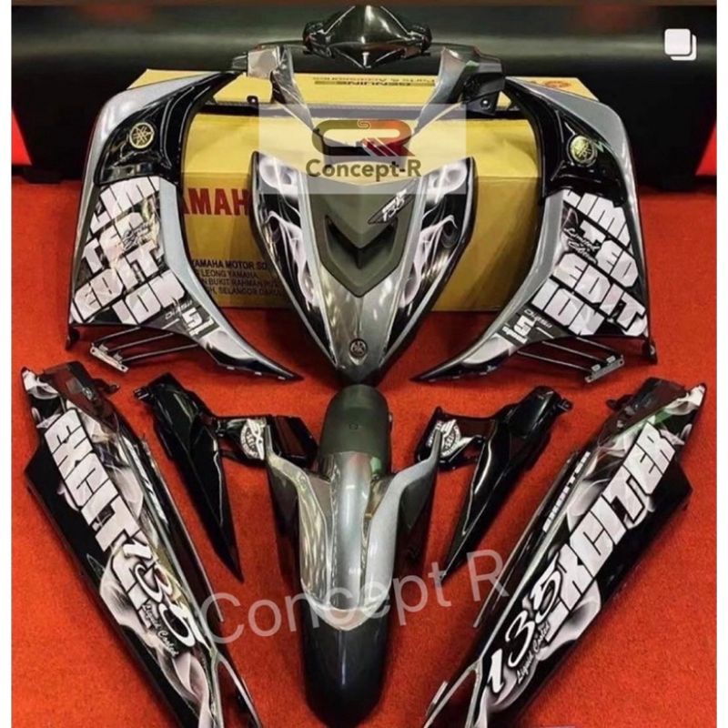 Yamaha LC135 Body Cover Set V6 V7 HLY Original Hong Leong Yamaha HLY