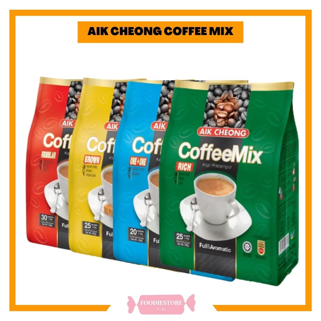 Aik Cheong Instant Coffee Mix In Brown Regular Rich One One In