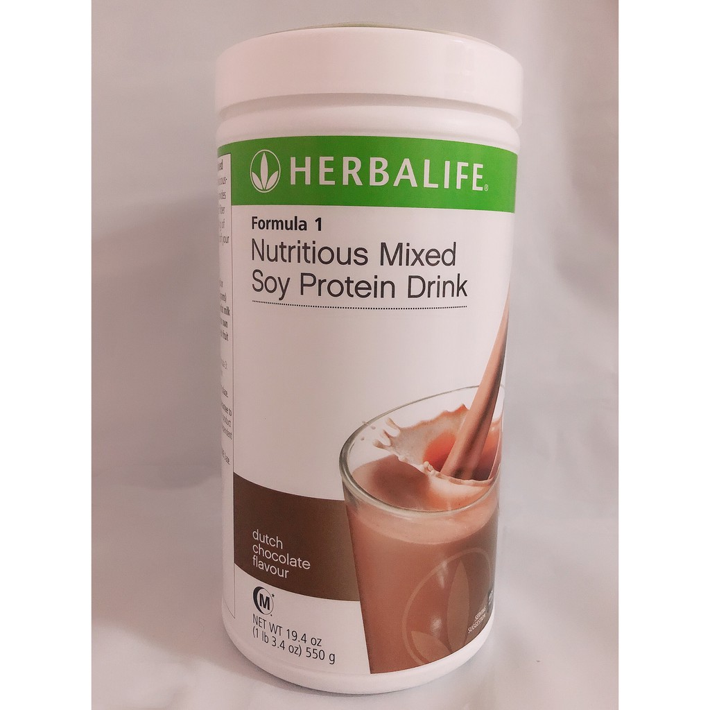 NEW Herbalife Formula 1 Dutch Chocolate Nutritious Mixed Soy