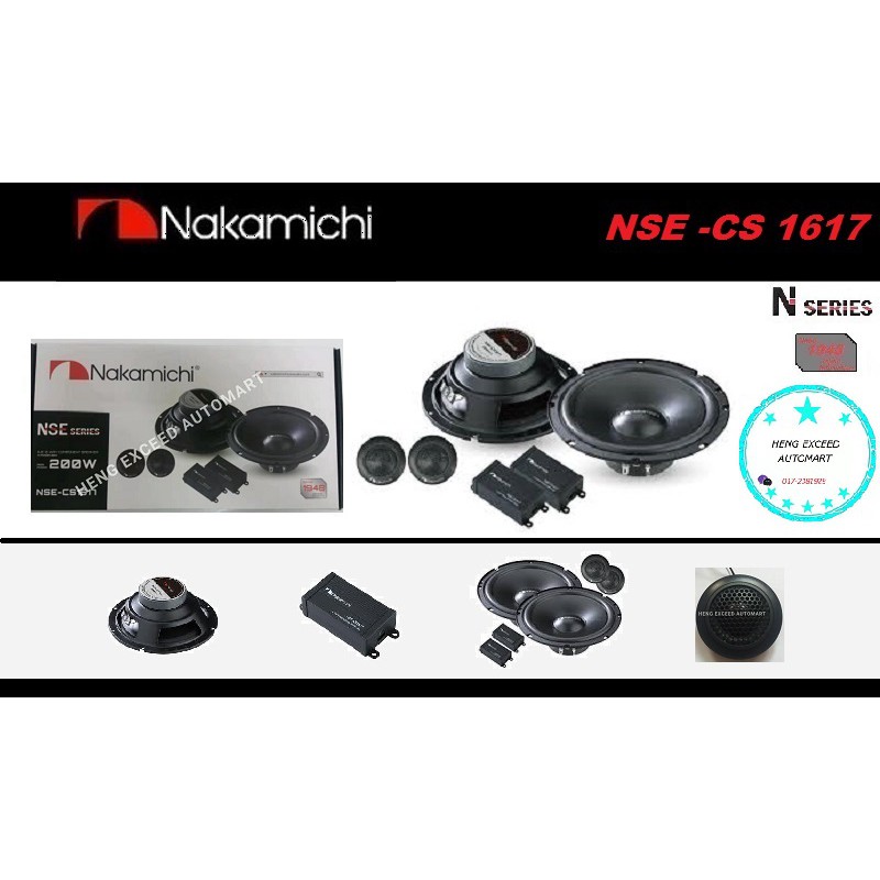 Nakamichi Nse Cs Way Component Speaker Watts Shopee