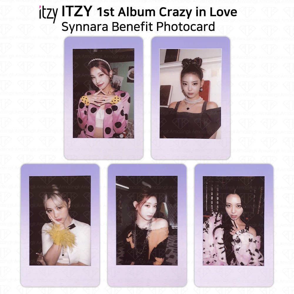 Itzy St Album Crazy In Love Official Polaroid Photocard Synnara