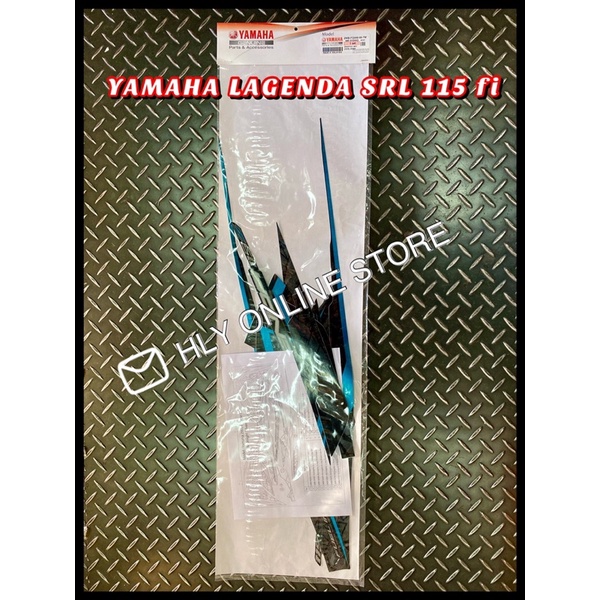 Stripe Sticker Cover Set Yamaha Lagenda Srl Fi Original Hly Shopee