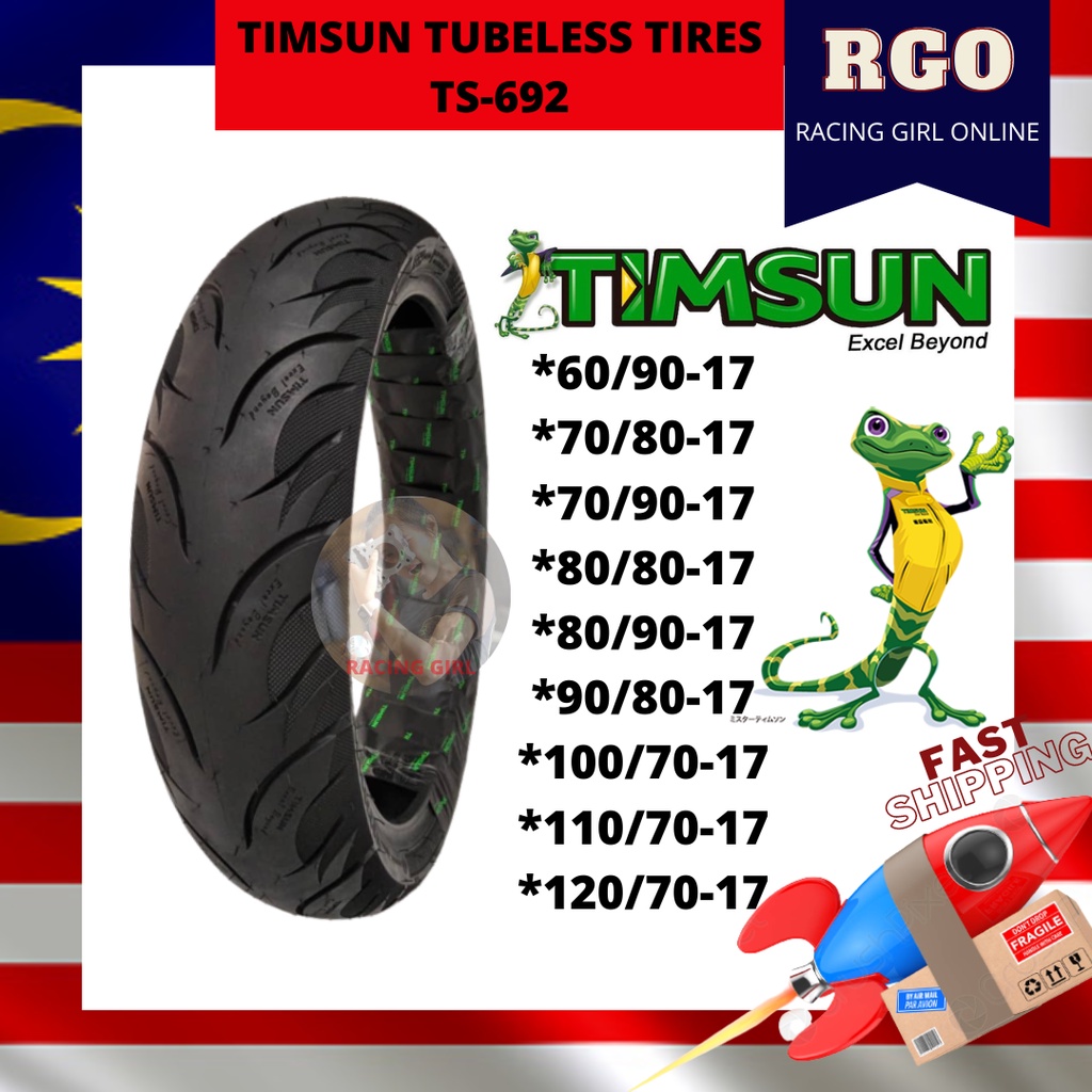 TIMSUN TAYAR TS692 HIGH GRIP SOFT COMPOUND TS 692 TIMSUN TUBELESS TRYE