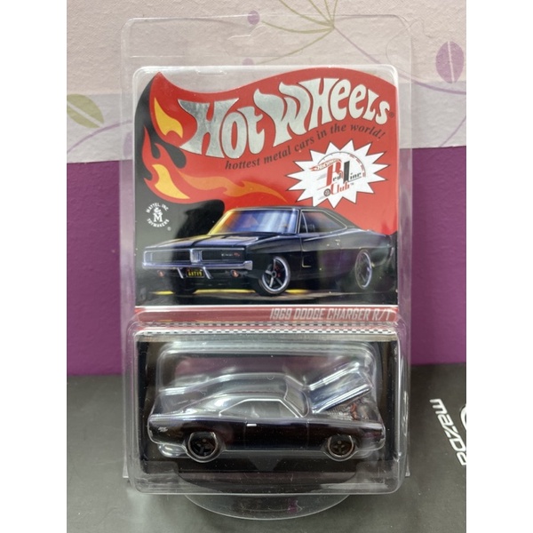 Hot Wheels RLC Dodge Charger R T BLACK Shopee Malaysia