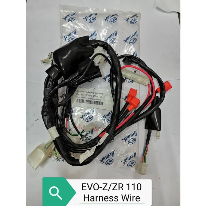 Demak EVO Z EVO ZR 110 Harness Wire Shopee Malaysia