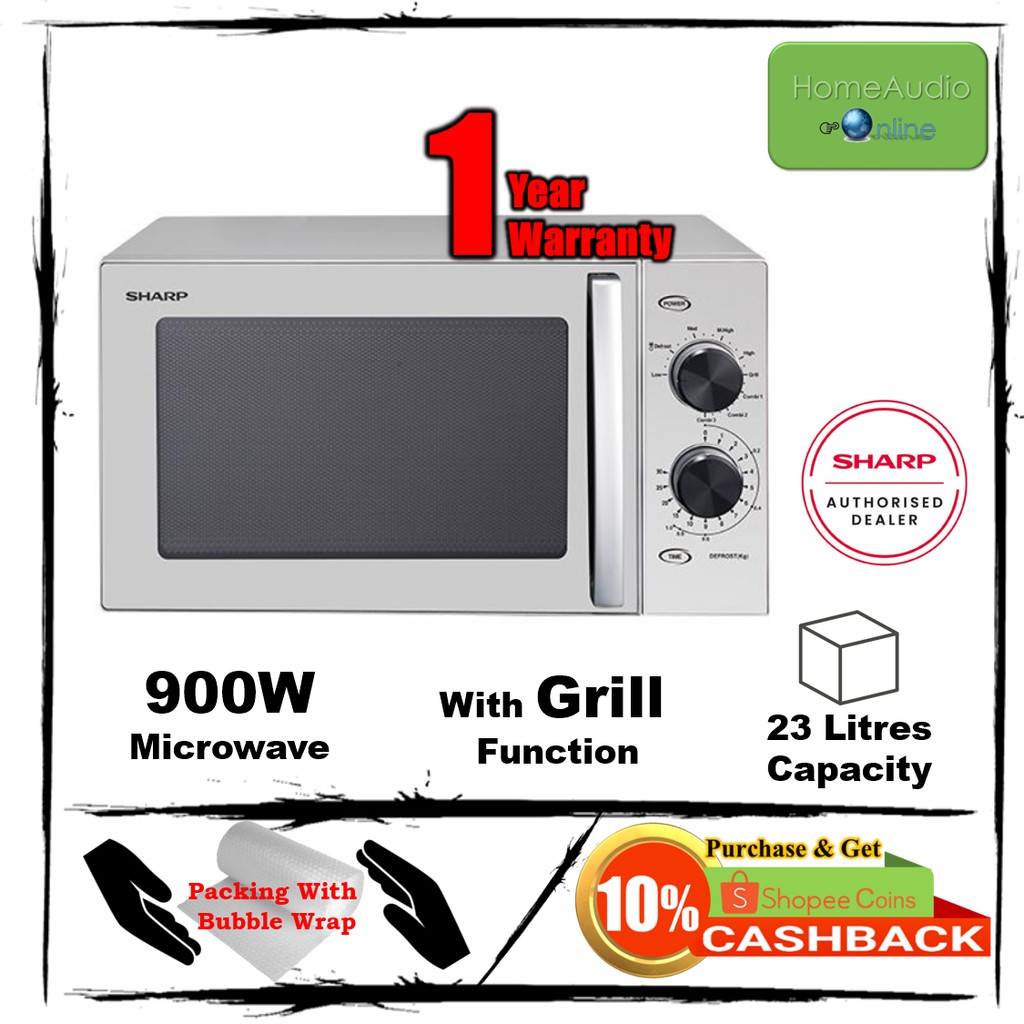 Sharp Microwave Oven With Grill L Microwave R Es Shopee Malaysia