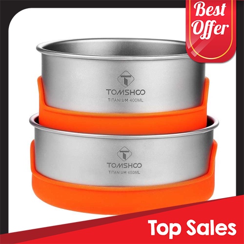 TOMSHOO Titanium Camping Bowls Shopee Malaysia