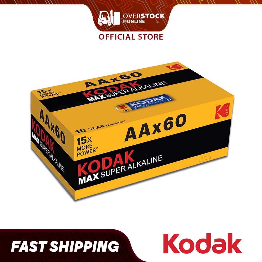 Kodak Bulk Pack Max Super Alkaline AA Battery For IPods MP3 Flashlight