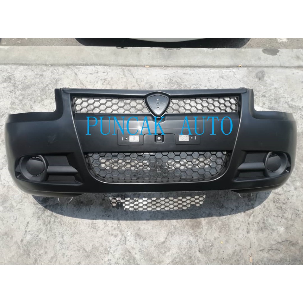 Proton Saga Blm Front Bumper With Bumper Mesh And Fog Lamp Cover