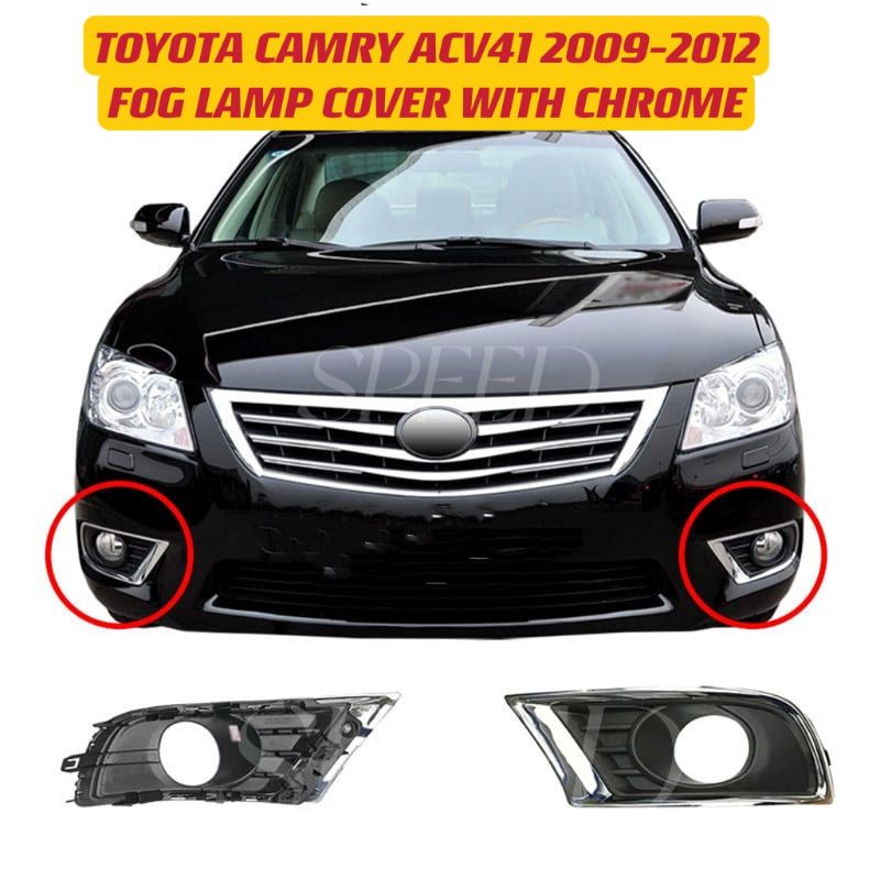 Toyota Camry Acv Fog Lamp Cover With Chrome Bumper Lamp