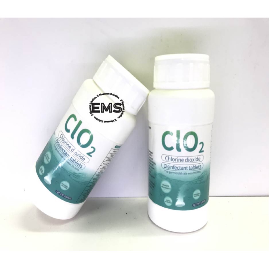 Clo Chlorine Dioxide Disinfectant Tablet Effervescent Tablet For