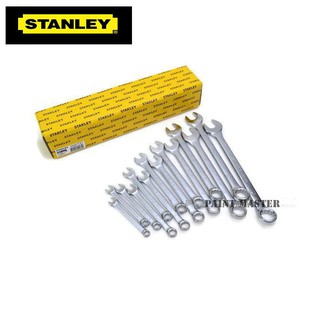 Stanley Carbon Steel 8 24 Mm Combination Wrench Spanner Set 14 Pcs