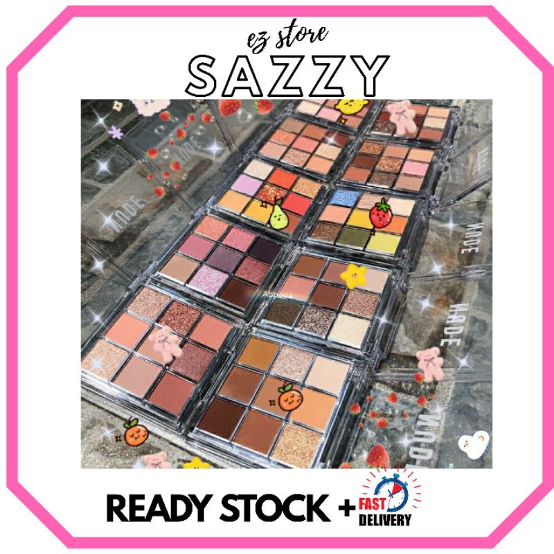 READY STOCK Stock NnUeDwE Nude Palette 9 Color Eyeshadow Gliter
