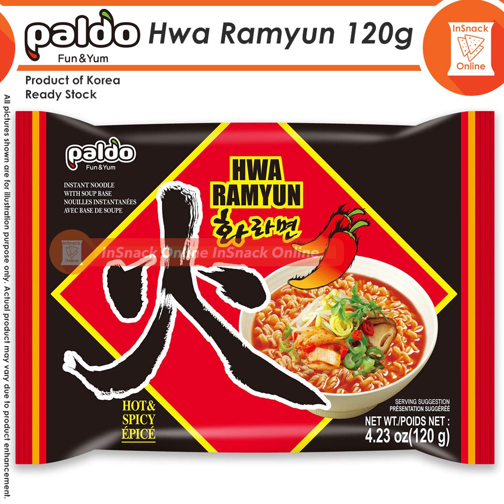 Paldo Hwa Ramyun Hot and Spicy g 韩国八道 火拉面 Korea Instant Noodle
