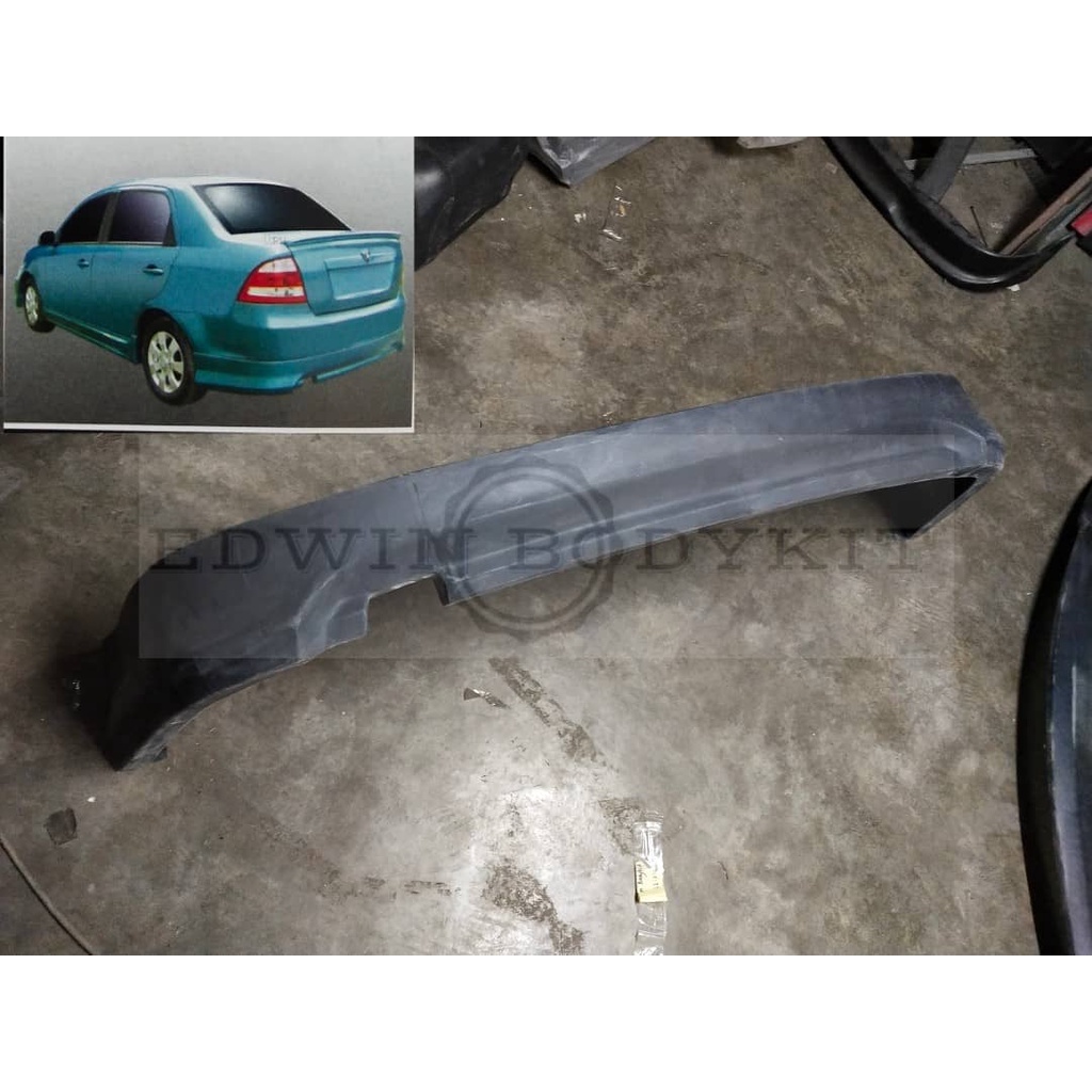 Saga BLM Modulo Rear Skirt Pu Bodykit Belakang Skirt Lip Pu Material