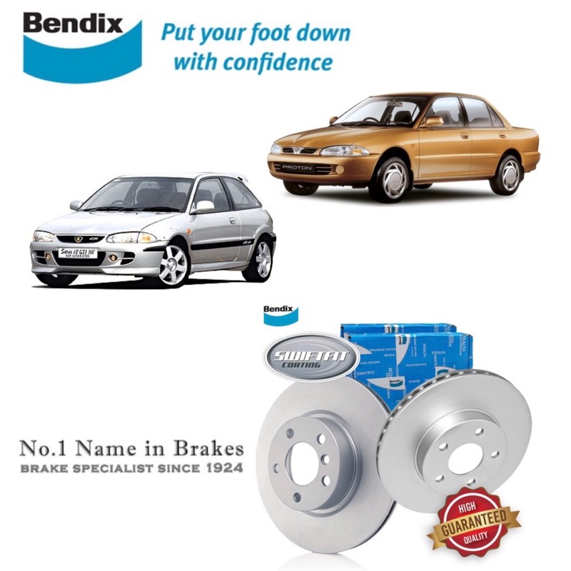 Bendix Swiftfit Br Front Disc Rotor Proton Satria Gti Wira