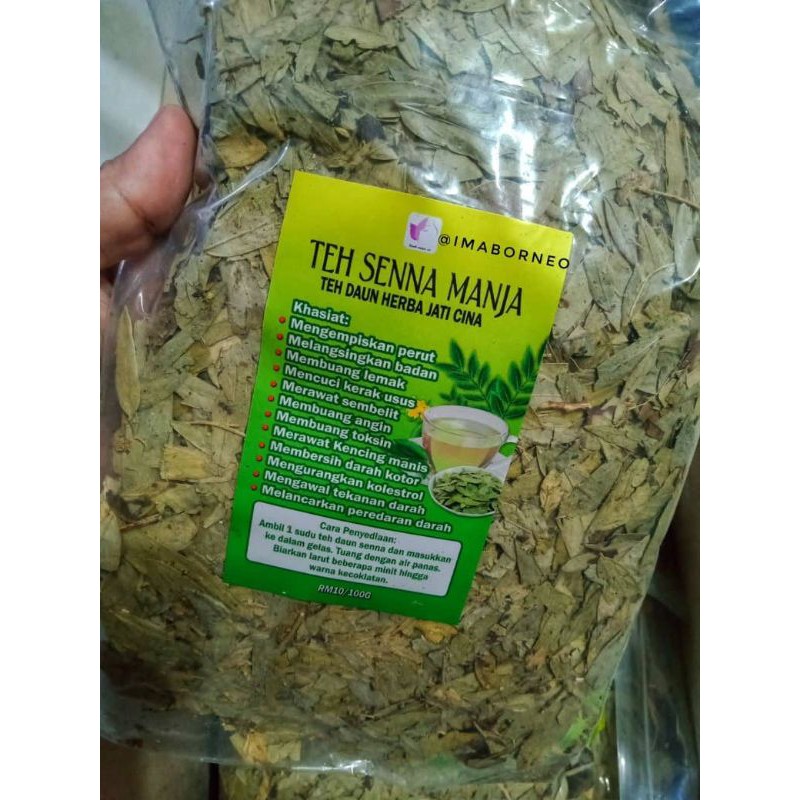 Teh Daun Senna Untuk Kesihatan Kempis Perut Shopee Malaysia