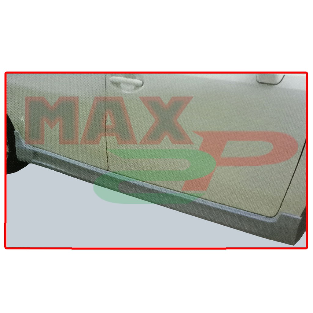 Perodua Alza Wald Black Bison Style Side Skirt Door Lower Lip Spoiler