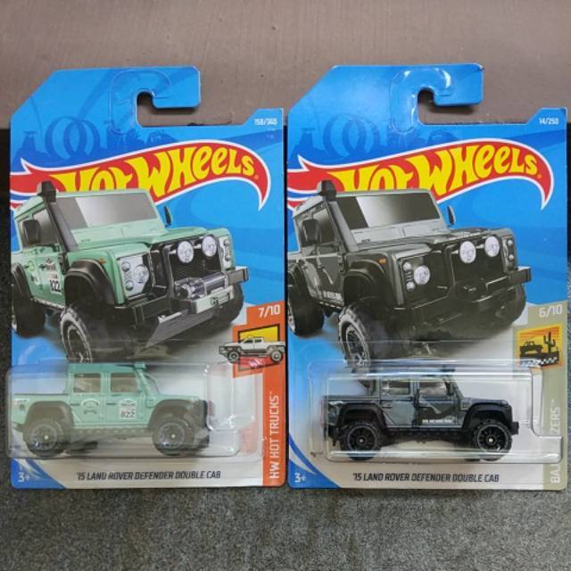 Hot Wheels 15 Land Rover Defender Double Cab Shopee Malaysia