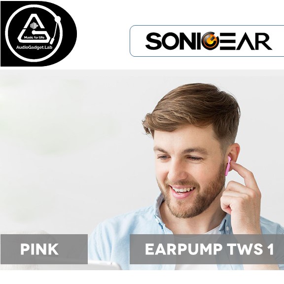 SonicGear Earpump TWS 1 Bluetooth True Wireless Type C POD Earphones