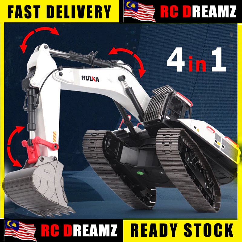 HUINA 1594 RC Excavator Original 2 4G 22 Channel Scale 1 14 Alloy