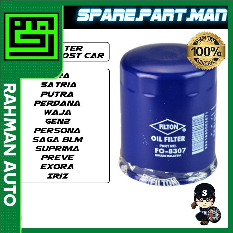 Proton Engine Oil Filter Wira Satria Putra Perdana Waja Gen