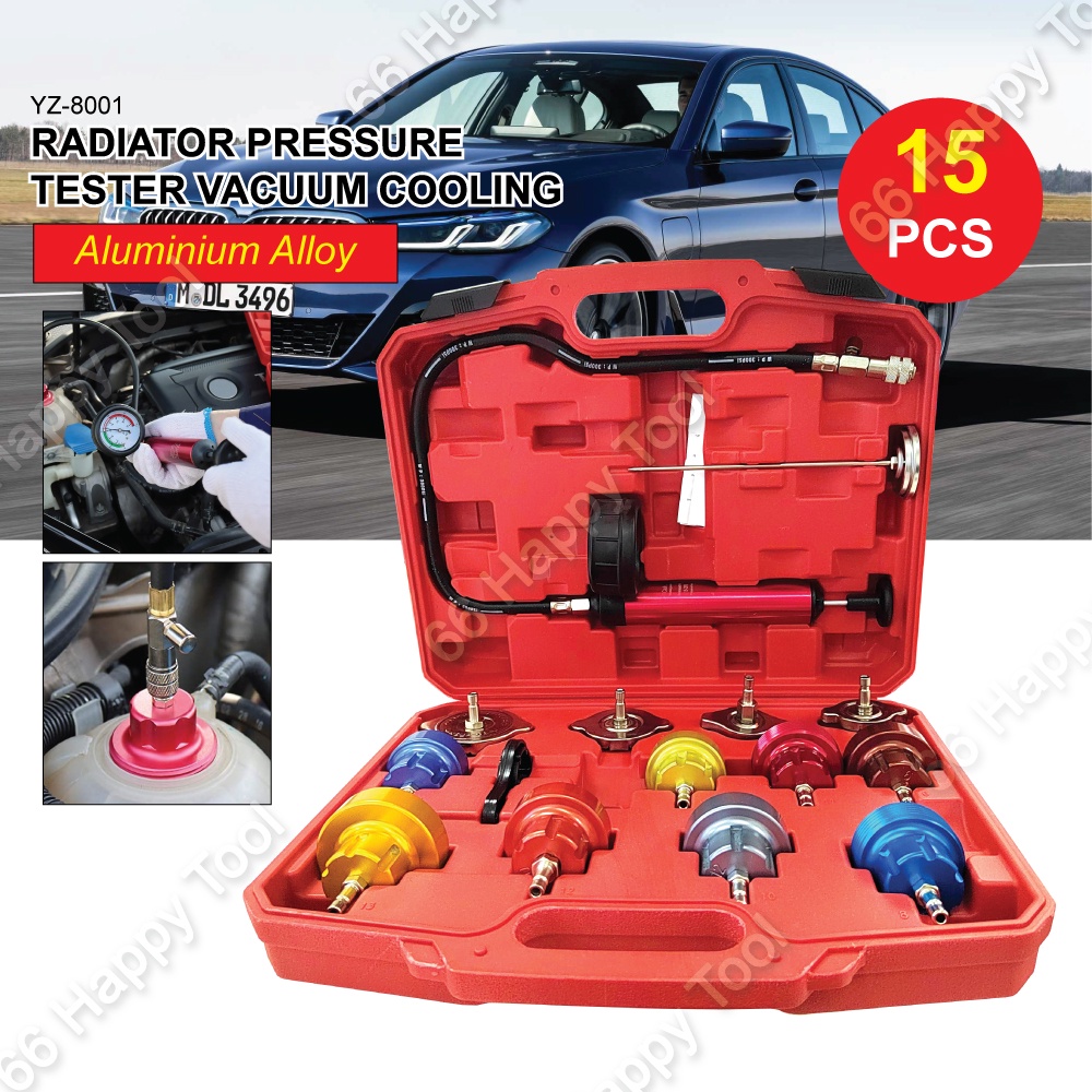 Automotive Pcs Radiator Pump Pressure Leak Tester Vacuum Tools Kit