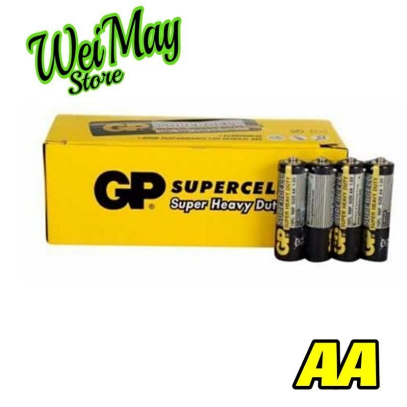 GP Supercell Heavy Duty Rakucel Ultra Heavy Duty AAA AA Battery