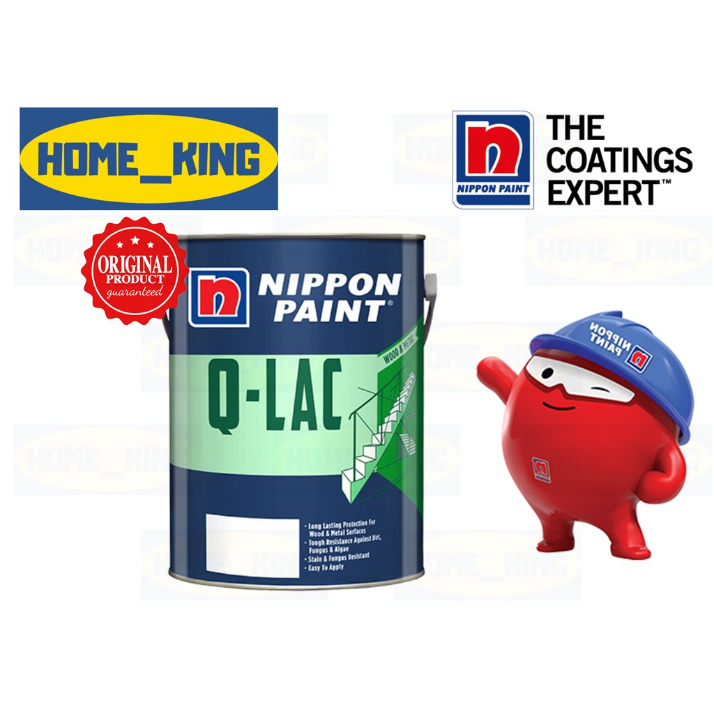 Original Lt Nippon Paint Q Lac Gloss Finish For Metal Wood