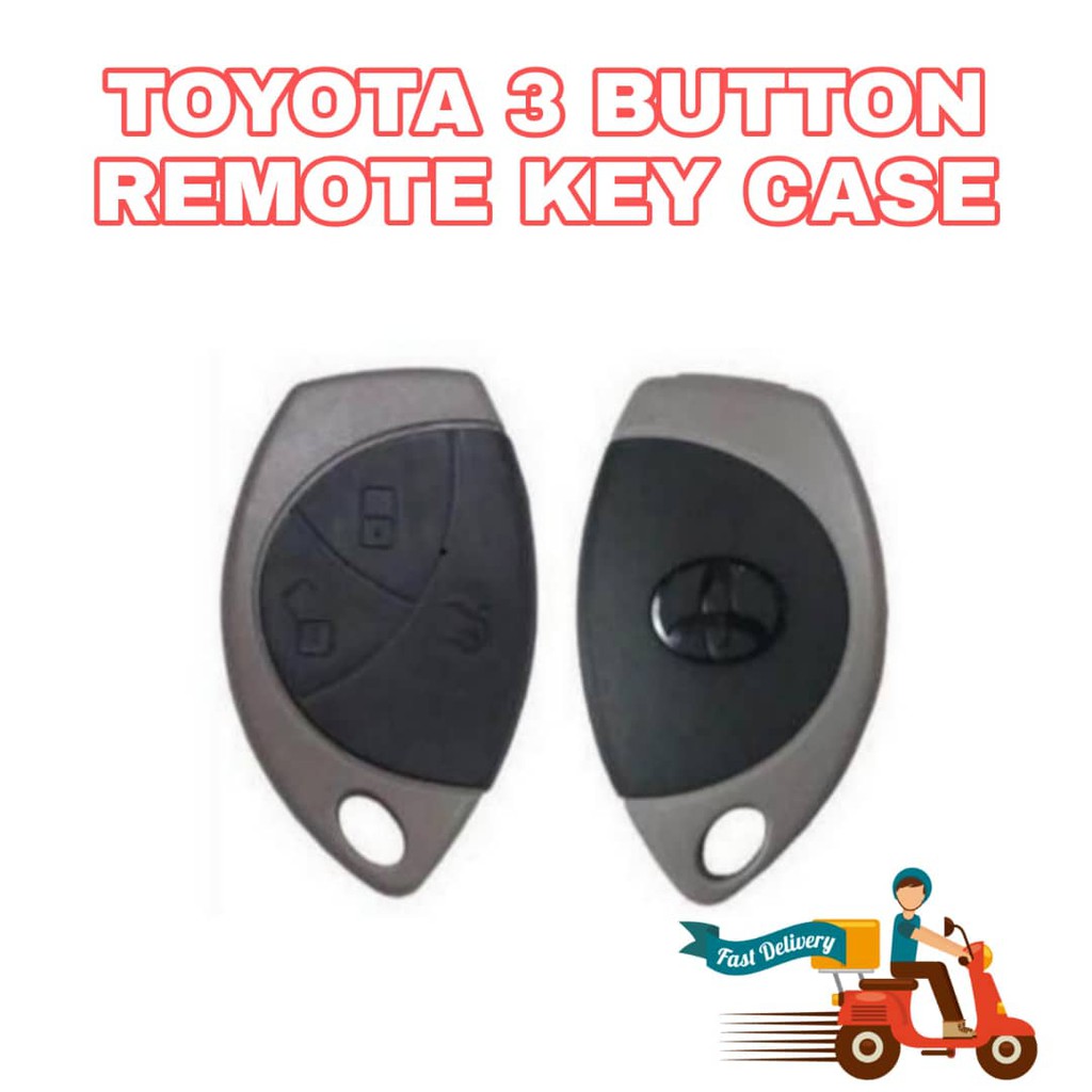 Toyota Car Alarm Remote Control Key Cover Cobra Case Hilux Innova Vios