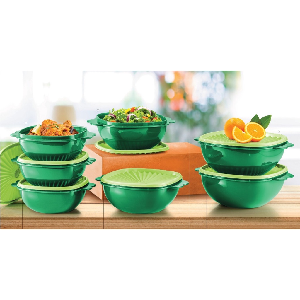 Tupperware Servelier Bowl Full Set 7pcs Shopee Malaysia