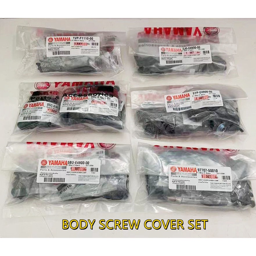 SRL115 Y15ZR Y125Z LC1354S LC135 5S BODY SCREW SKRU COVER SET