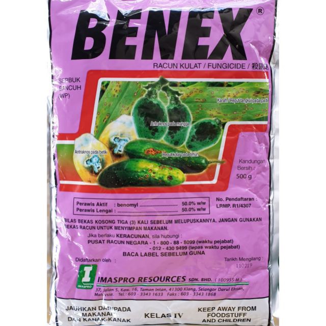 BENEX FUNGICIDE 500GM RACUN KULAT Shopee Malaysia