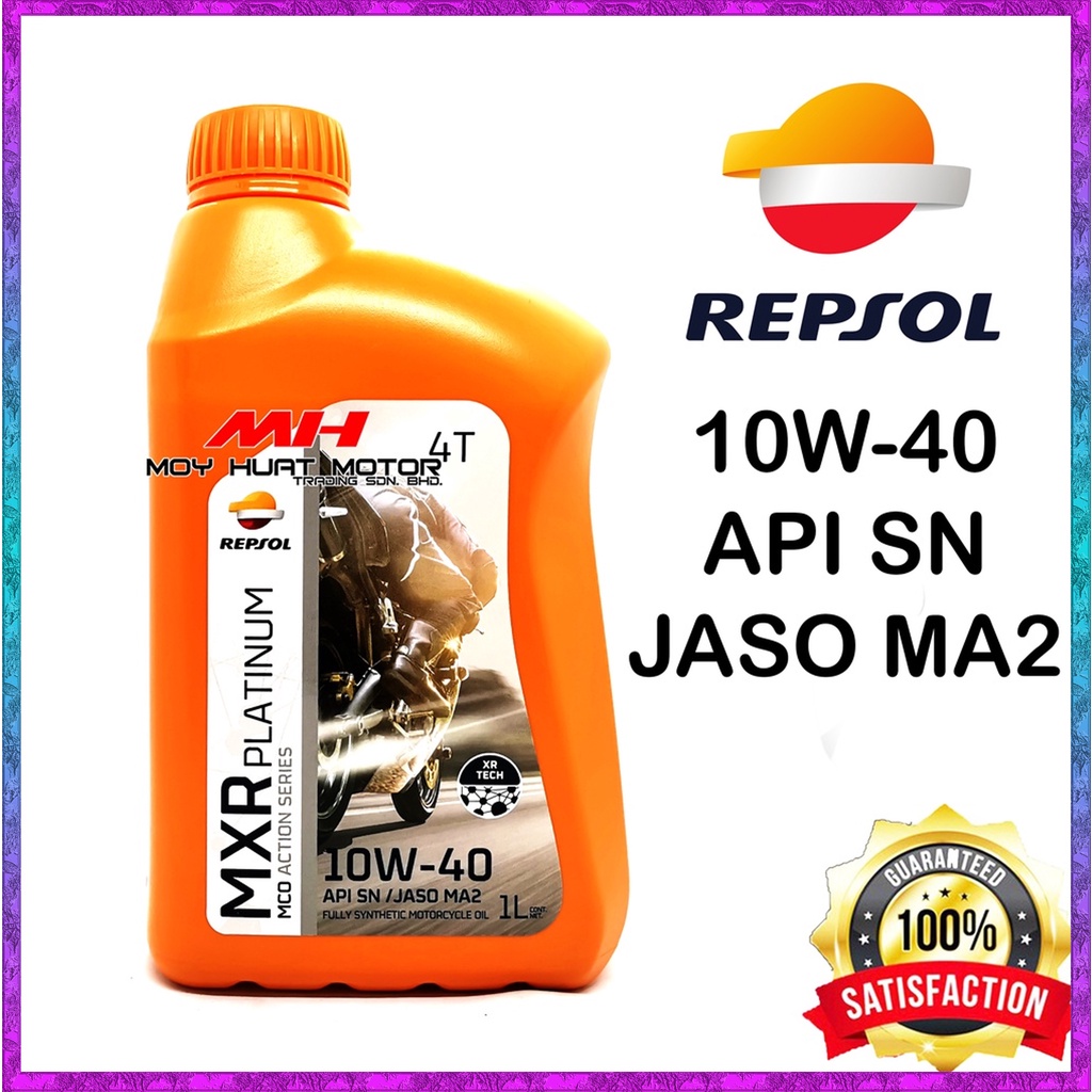 Original Repsol Fully Synthetic W Mxr Platinum Sn Jaso Ma