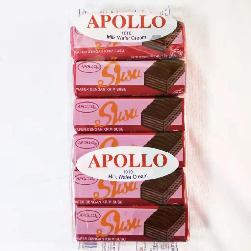 Apollo Wafer Cream Chocolate Milk Shopee Malaysia