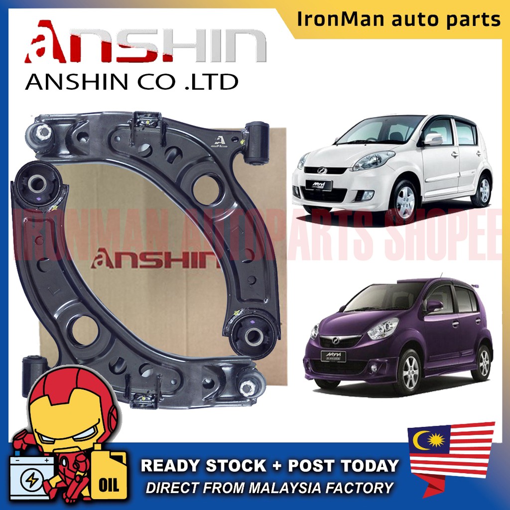 Original Anshin Japan Perodua Myvi Myvi Lagi Best Front Lower Arm